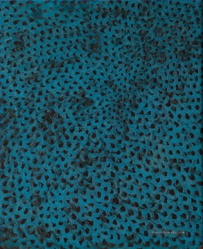 Netze Blue Yayoi Kusama Japanisch Ölgemälde